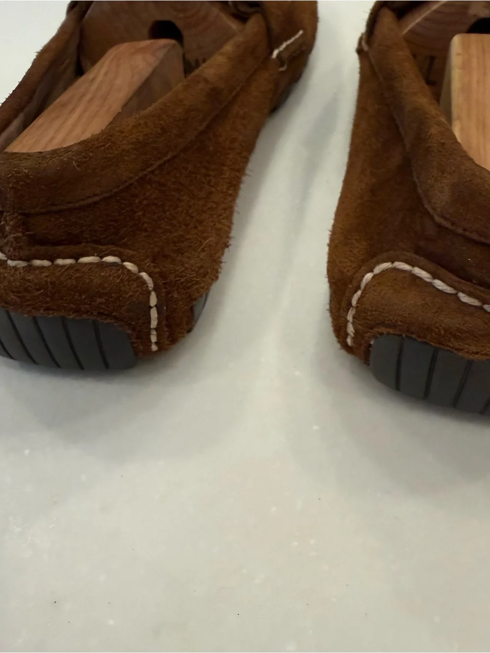 Polo Ralph Lauren Men’s Brown Suede Penny / Driving Loafers Sz 9 NEW!